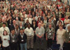 picture of lots of people at botanic gardens congress