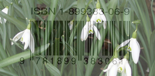 Snowdrops and barcode
